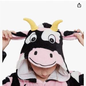 Amazon Black and Pink Cow Costume for Kids